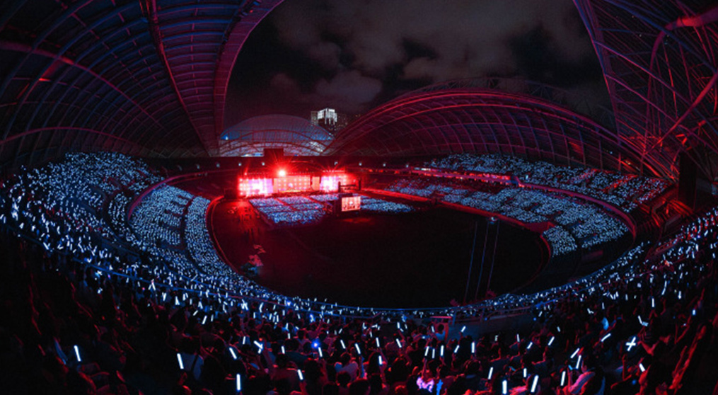 张韶涵沈阳演唱会舞台LED冰屏项目