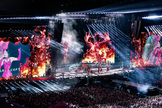 天后回归！bwin必赢LED巨幕助力张韶涵打造梦幻舞台，唱响哈尔滨！